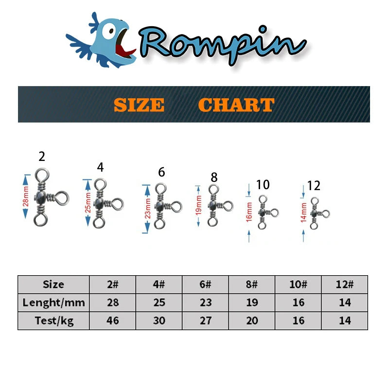 Rompin 30pcs/lot 3 Way Barrel Cross Line