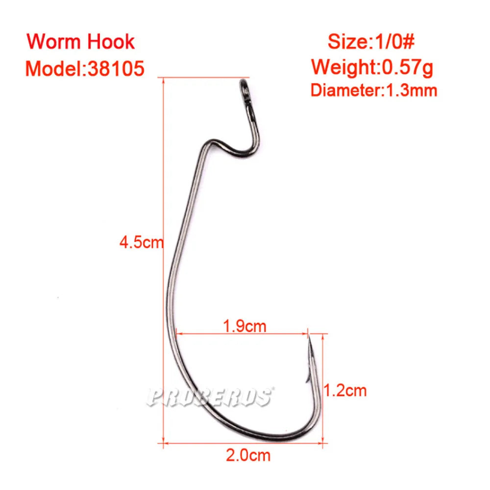 Hook For Soft Worm Bait Crankbait Fishing