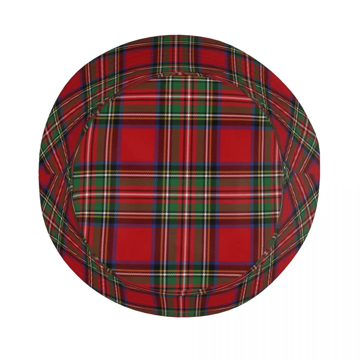 Red Check Bucket Hat