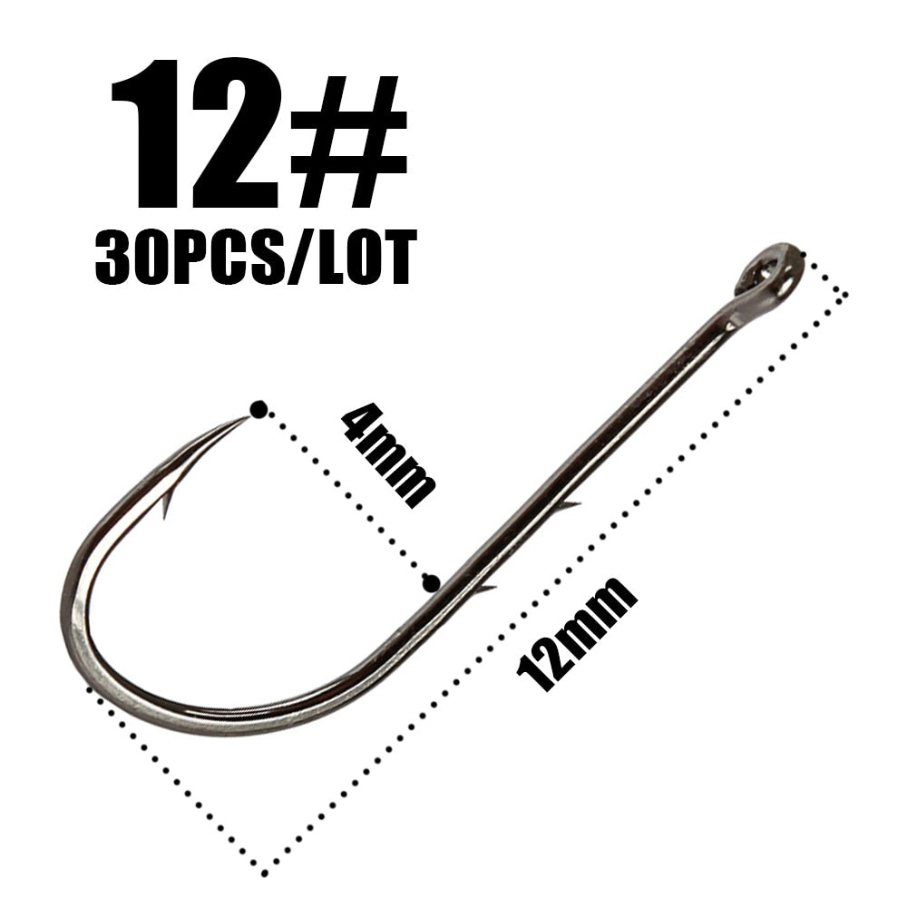 Sliced Shank Own Steel Hooks