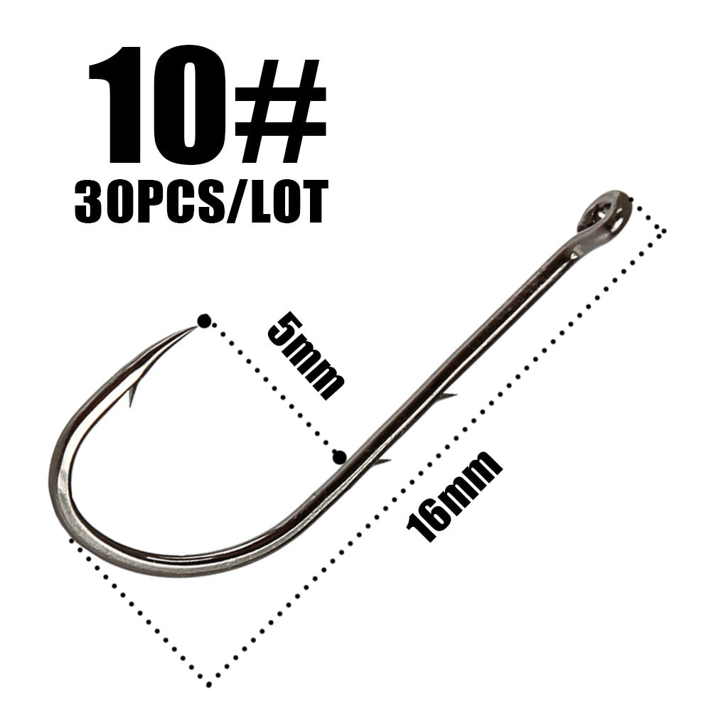 Sliced Shank Own Steel Hooks